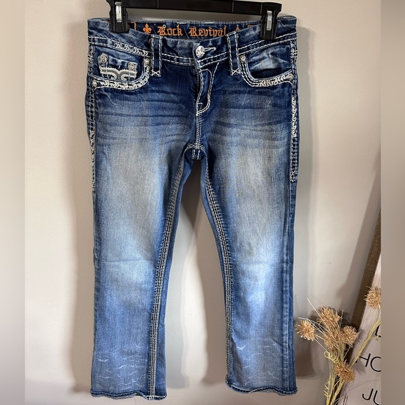Rock Revival Bootcut Raizel Denim Jeans Size 26 - Picture 14 of 14